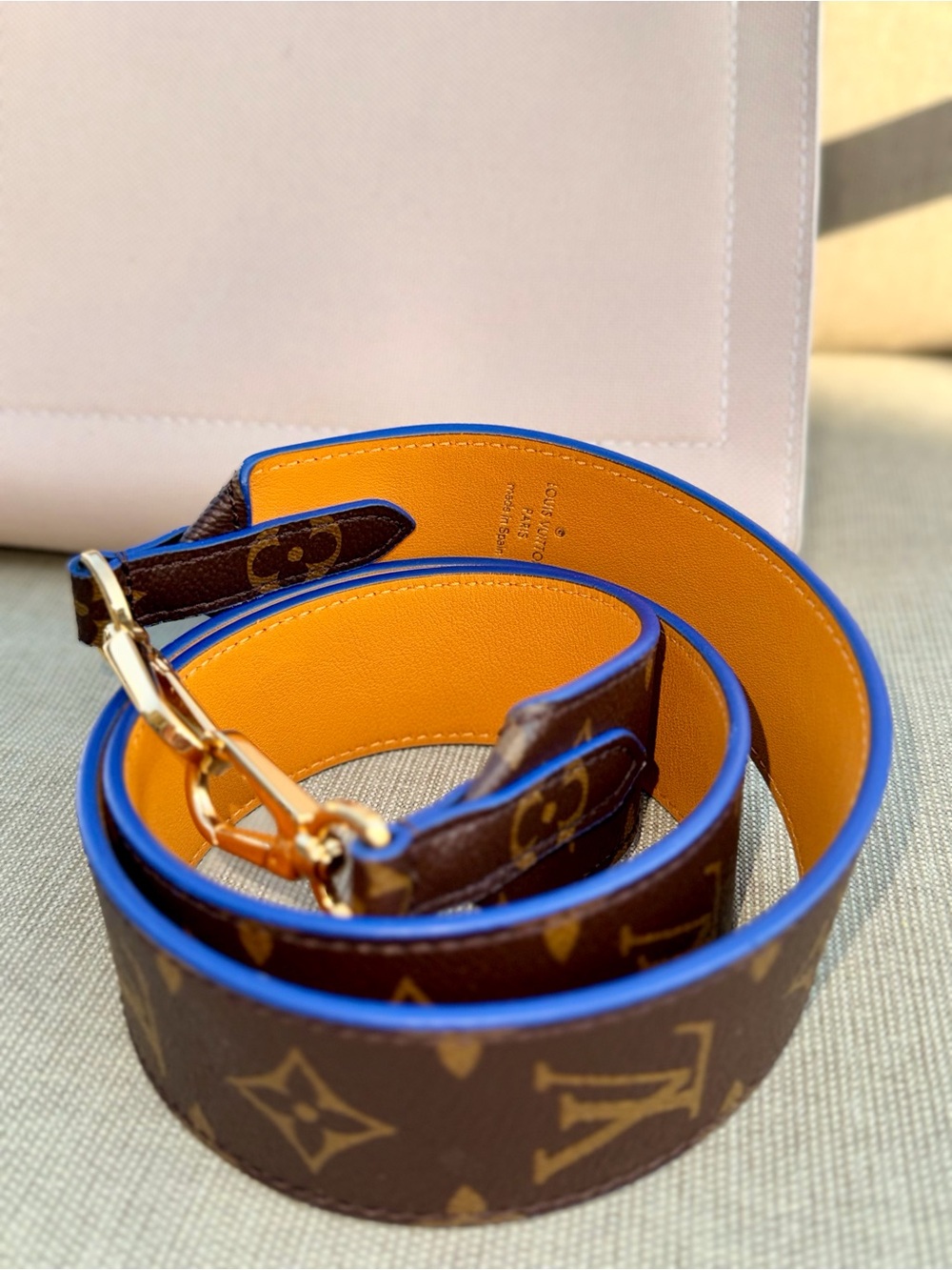 *GIFTABLE condition* Louis Vuitton limited edition LV colors bandouliere strap